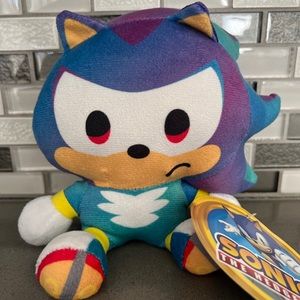 SEGA Sonic The Hedgehog SHADOW Gradient Big Head Plush / 7” / Fuzzy & Soft / NEW